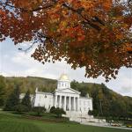 Traveling through the farms and green mountains of Vermont