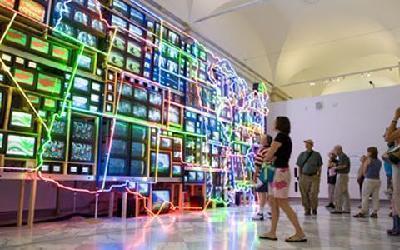 Nam June Paik made video into a modern art form