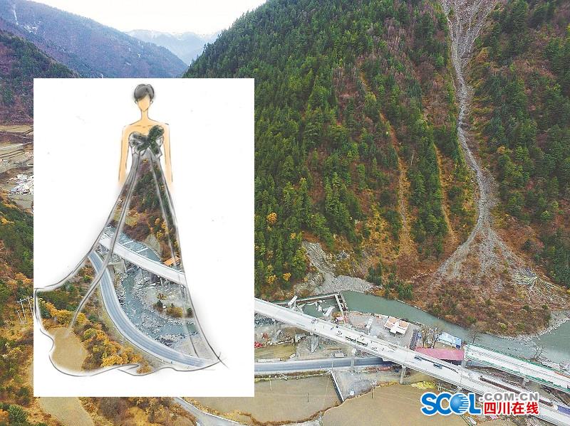 把高速公路做成衣服穿上身 美不美？（組圖）