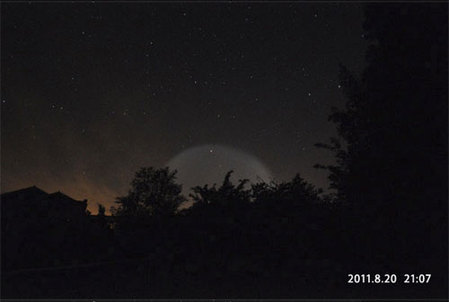 京滬等地夜空驚現(xiàn)UFO？