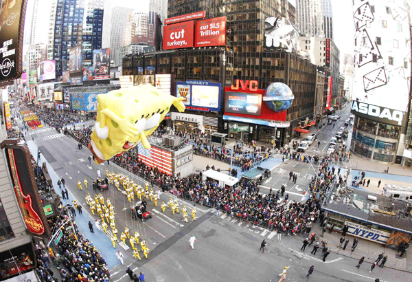 85th Macy's Thanksgiving day parade in New York