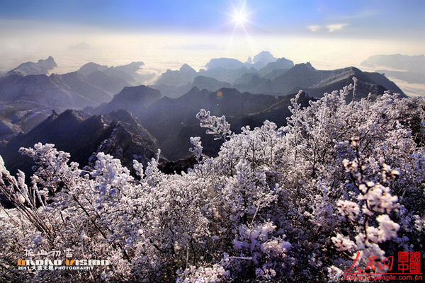 Amazing scenery in Taihang Mountains