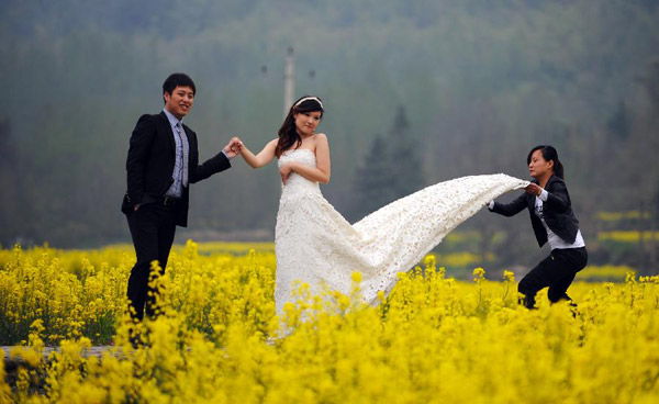 Spring scenery of Hongcun, China's Anhui