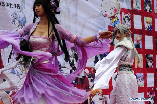 Cosplay show in China's Wuhan