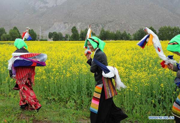 Quguo Festival celebrated in Tibet