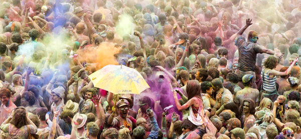 Holi festival in Berlin