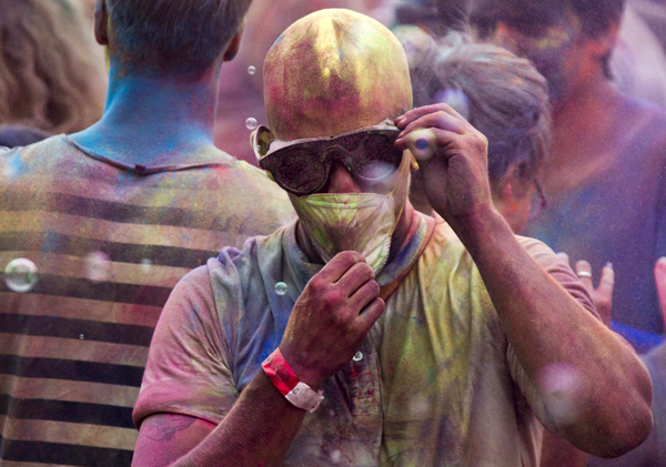 Holi festival in Berlin