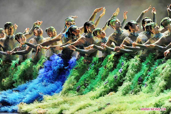 Yang Liping's dance drama 'The Peacock' staged in Qingdao