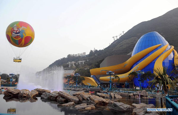 HK Ocean Park awarded as world best theme park