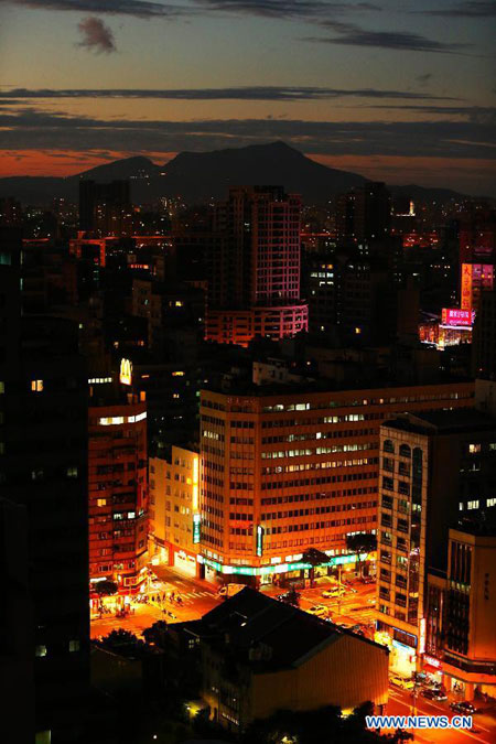 Night scenery of Taipei