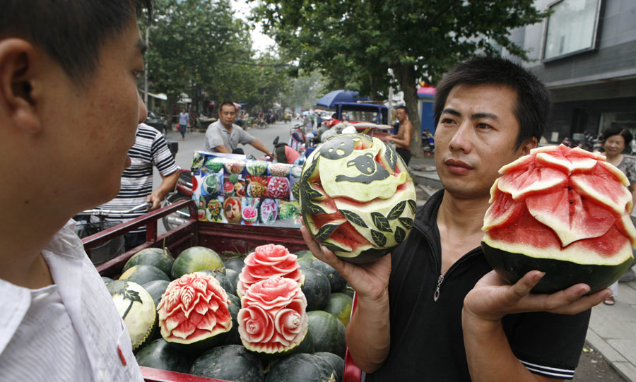 Watermelon art blooms