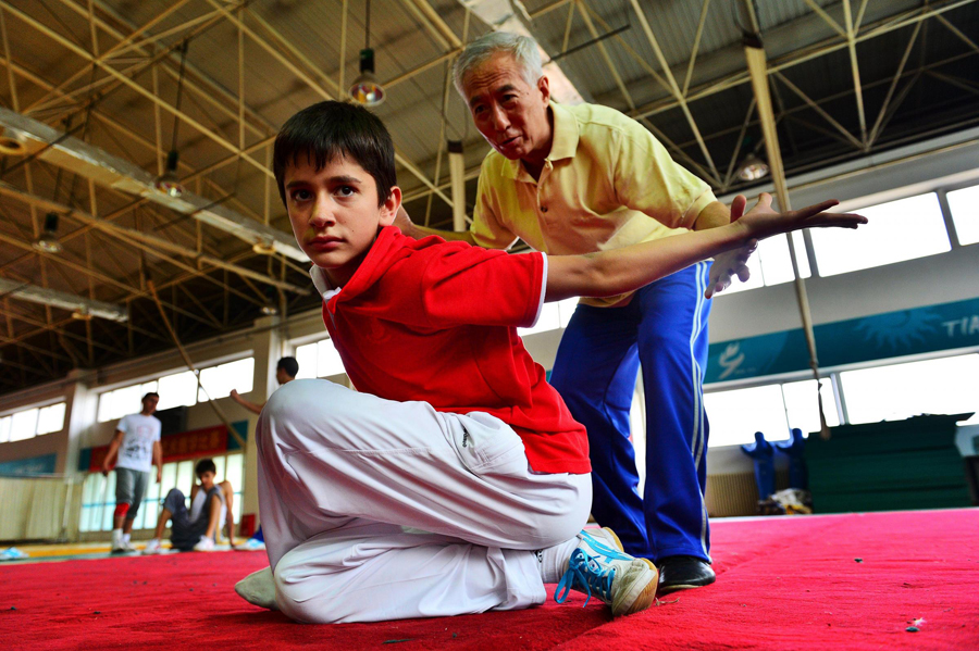 German students learn kung fu in Tianjin