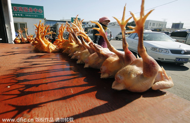 Bird flu slows poultry market