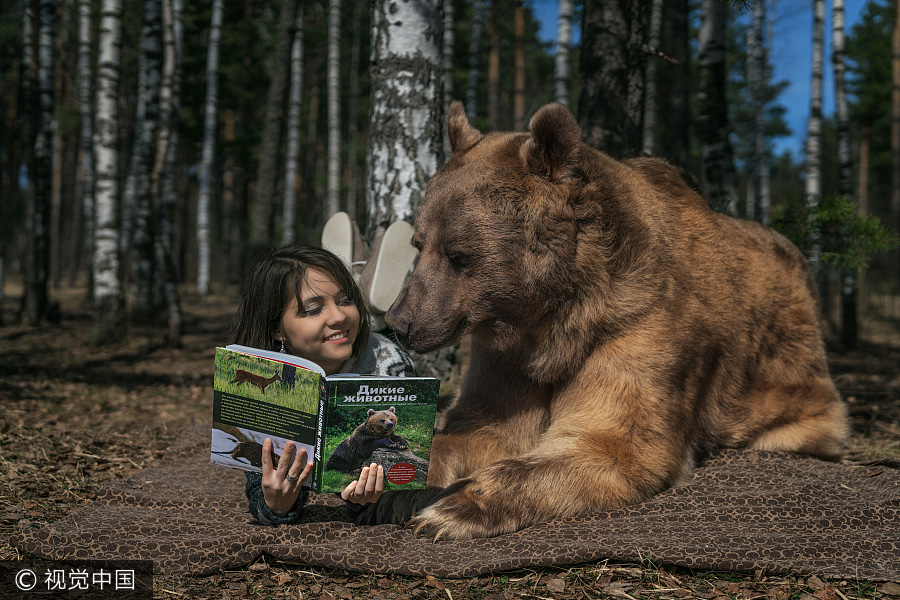 Beauty and beasts: Photo shoot in the wild