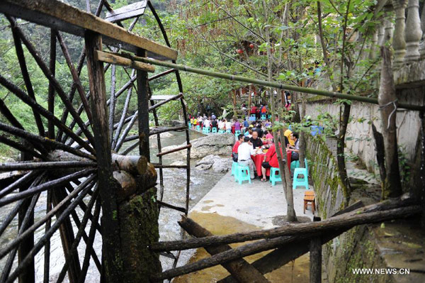 Picturesque ancient town in SW China