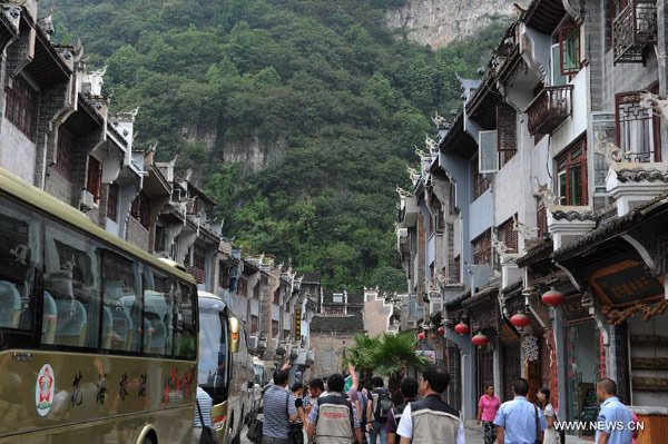 Picturesque ancient town in SW China