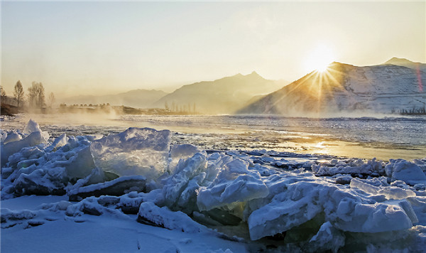 Northeast China Plain in late winter