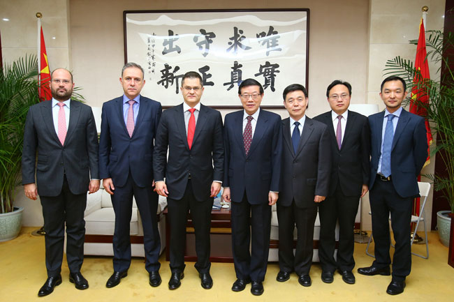 Li Wei meets with Vuk Jeremic