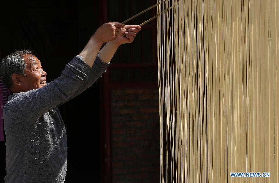 Handmade noodles become local intangible cultural heritage