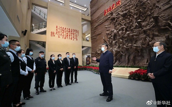 Xi inspects South China's Guangxi