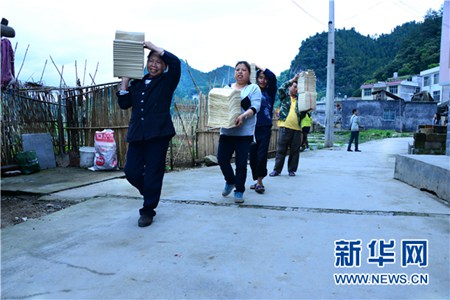 Ancient Joss papermaking in Baishui village