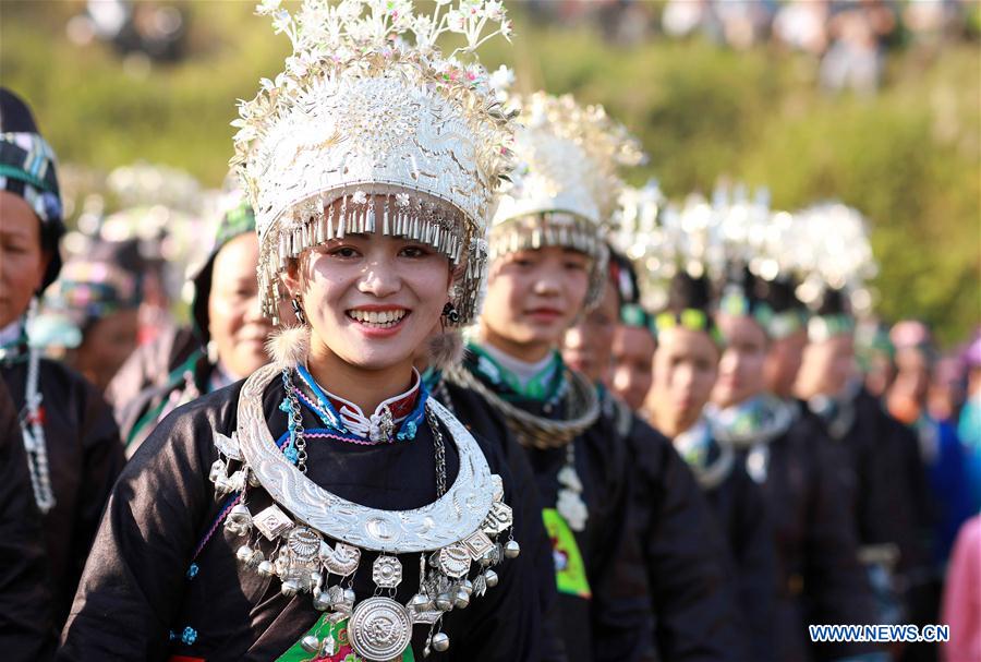 People of Miao ethnic group celebrate ‘Chixin’ festival in SW China