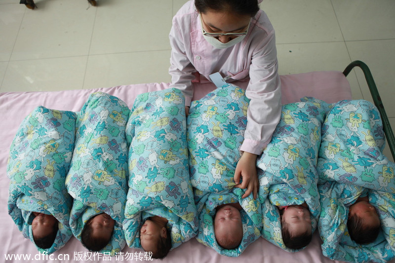 Newborns welcome the new year