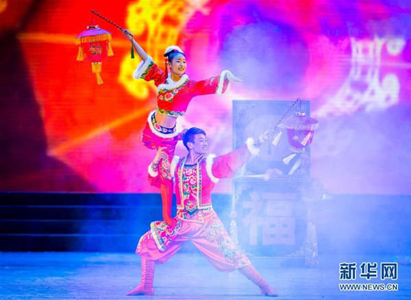 North China culture performance for Spring Festival