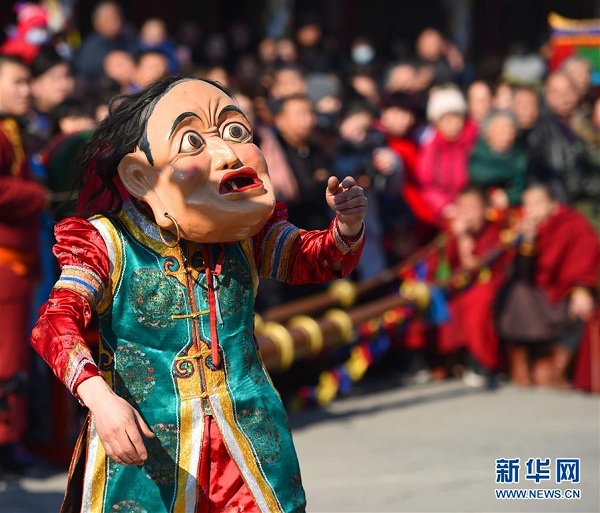 Temple conducts sacred rites during Lantern Festival