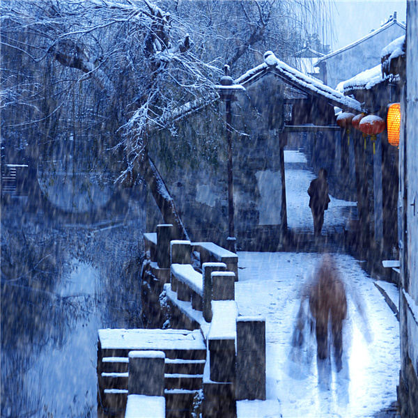 Snowscape in Zhouzhuang