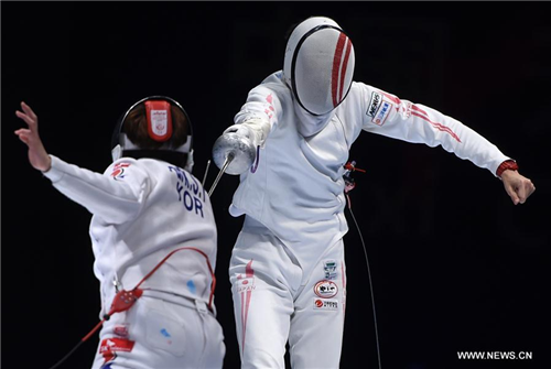 Japan beats South Korea 33-32 during 2016 Asia Fencing Championships