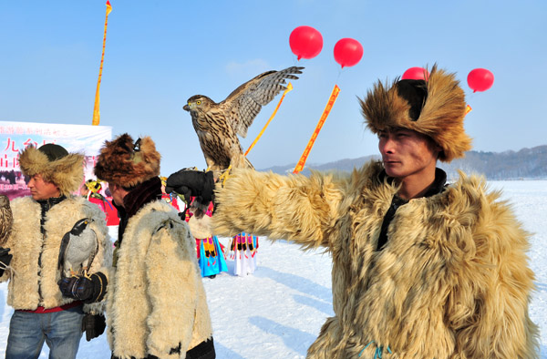 Winter fishing goes underway in NE China