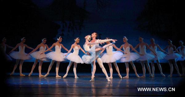 Russian dancers perform 