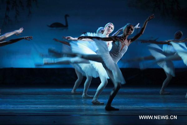 Russian dancers perform 