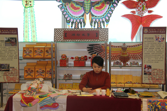 Shandong cultural heritages on display in Taiwan