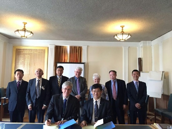 Shandong delegation visits Kingston in London