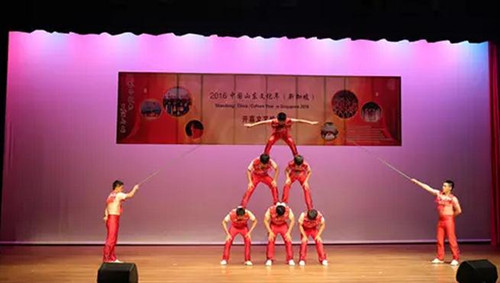 Shandong Cultural Year lit up in Singapore