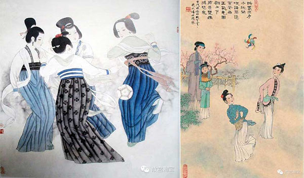 Ancient paintings depict Chinese forerunners of Olympic sports