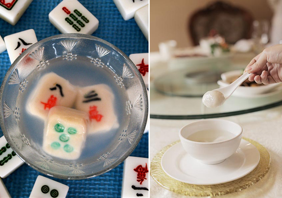 <EM>Tangyuan</EM> and mahjong: Wrapping fun in food