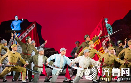 Peking opera of the Xi'an Incident on Shandong stage