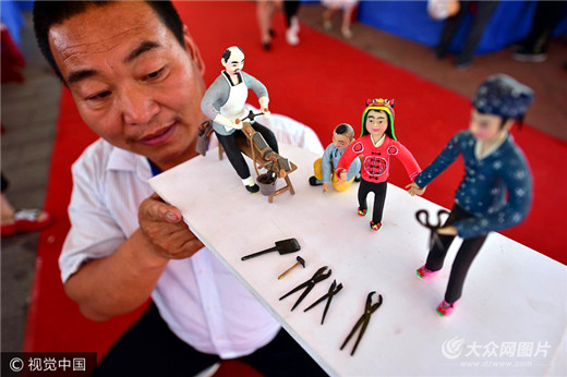 In pics: Yimeng dough figurines