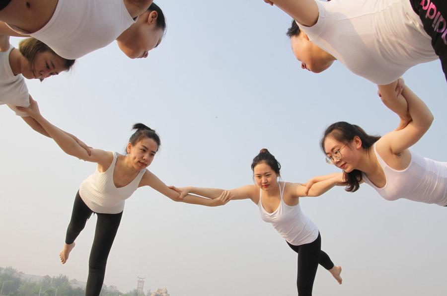 Int'l Yoga Day celebrated across China