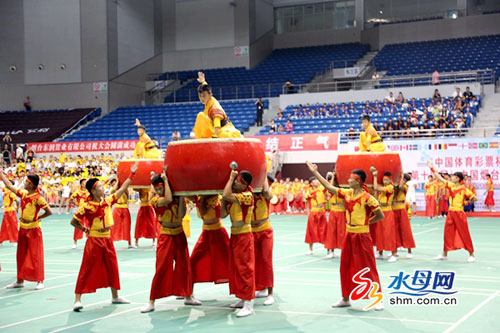 Wushu lovers shows off prowess in Yantai