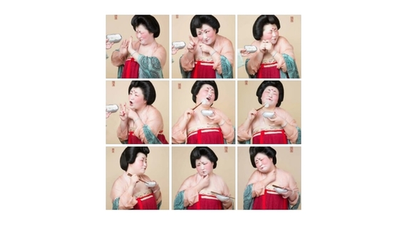 Sweet! Plus-size clothing designer's chowdown photos go viral