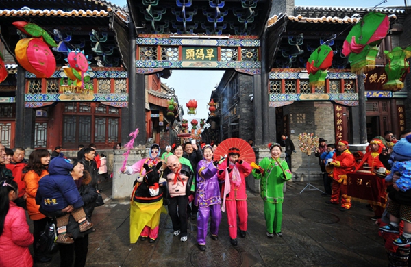 In pics: Chinese New Year celebration at Zhoucun ancient town