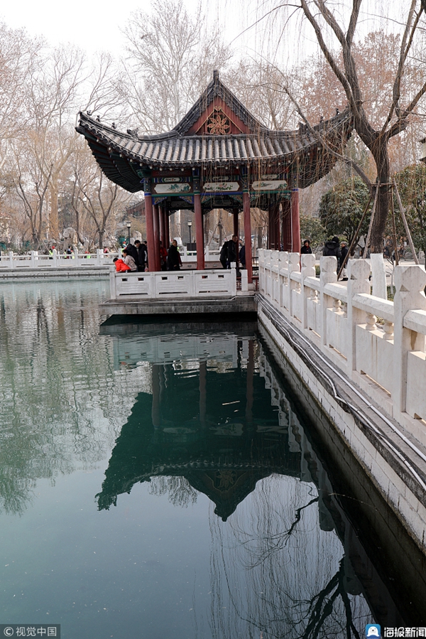 Enjoy early spring scenery at Pearl Spring Park