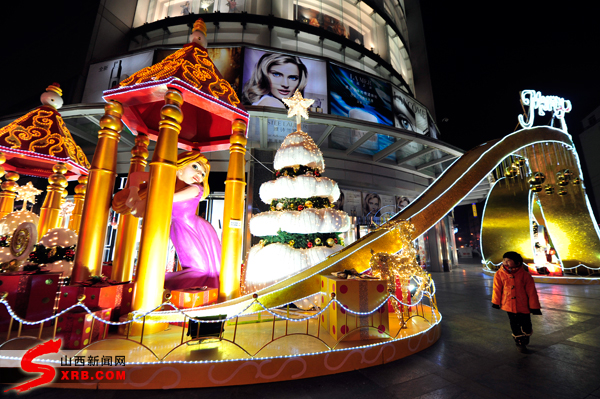 Taiyuan is fragrant with its Christmas atmosphere