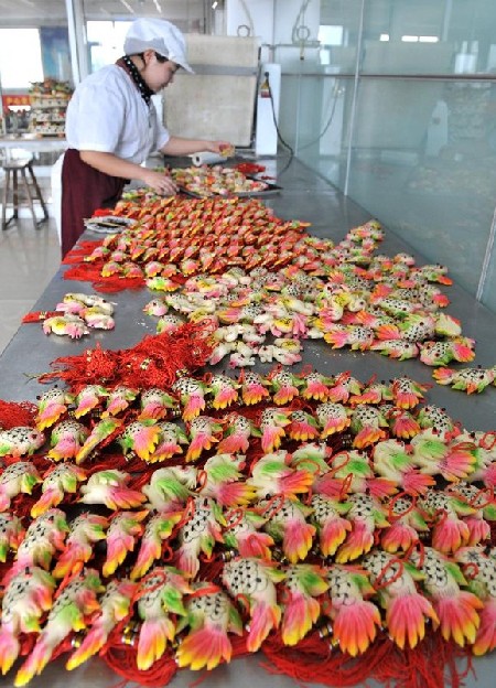 Traditional dough figurines in Spring Festival