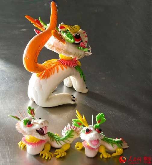 Folk dough figurines art in N China