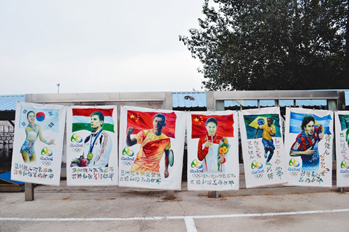 Shanxi painters carry the Olympic spirit